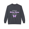 ‘Divine Chaos’ Butterfly White Print Crewneck