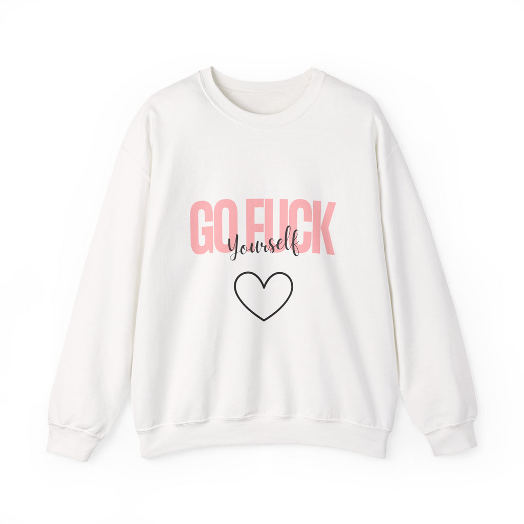‘Go F*** Yourself’ Black Print Graphic Crewneck