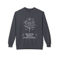 ‘Bloom with Intention’ White Print Crewneck