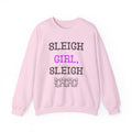 ‘Sleigh Girl, Sleigh’ Black Print Crewneck