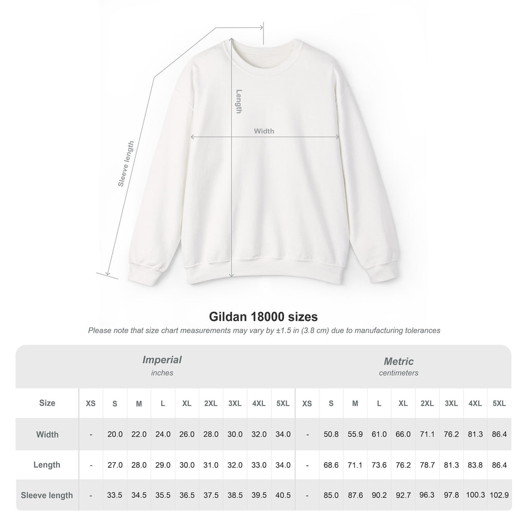‘Delusional But Dedicated’ White Print Crewneck