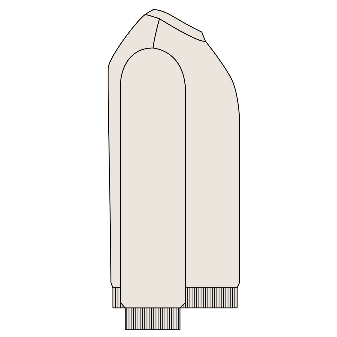 ‘Sagittarius’ White Print CCC Zodiac Collection Crewneck