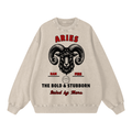 ‘Aries’ Black Print CCC Zodiac Collection Crewneck